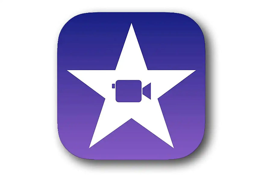 The Official Logo of iMovie, the best gaming editing app for iPhone.