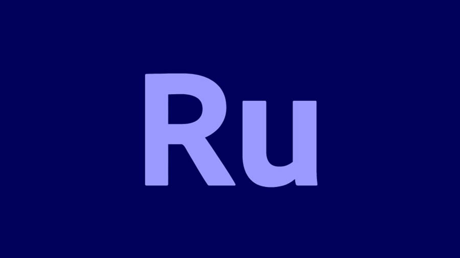 The Official Logo of Adobe Premiere Rush, the best gaming editing app for iPhone.