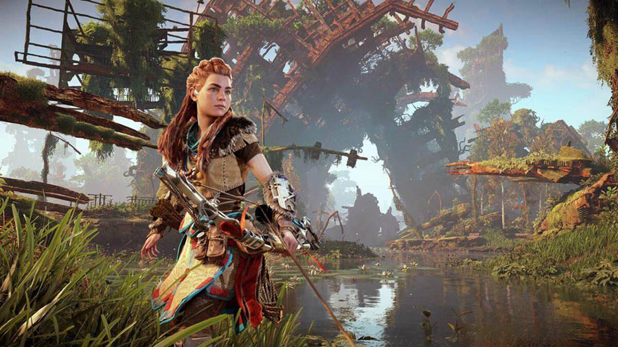 alloy in a screenshot of Horizon Zero Dawn.