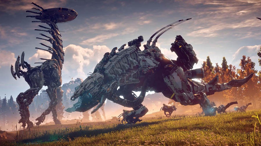 mechanical beasts of Horizon Zero Dawn.