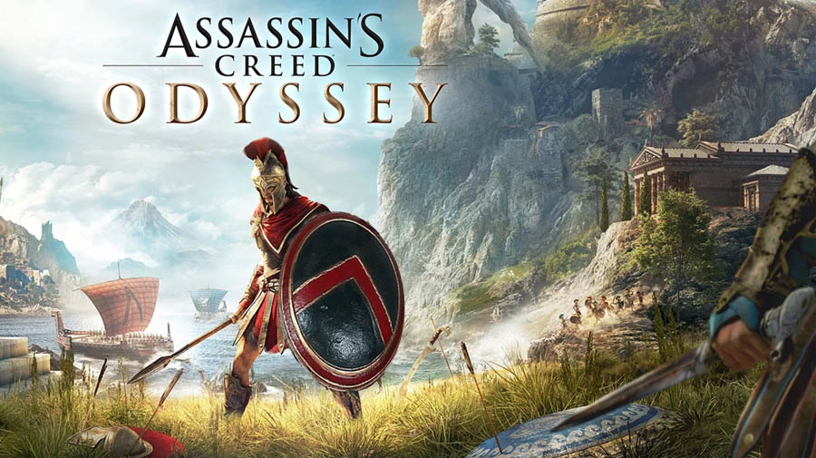 The official wallpaper of Assassin's Creed Odyssey.