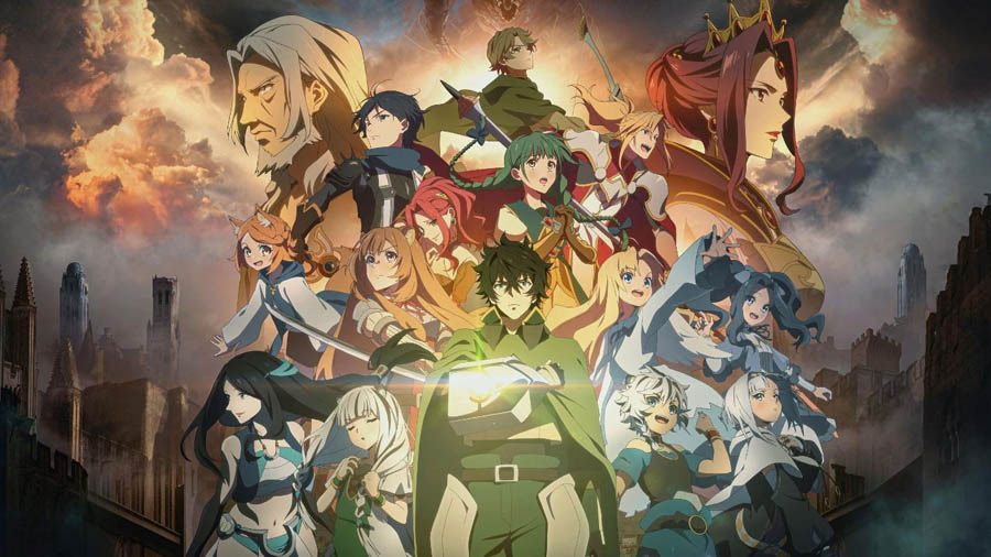 Image of The Rising of the Shield Hero characters.