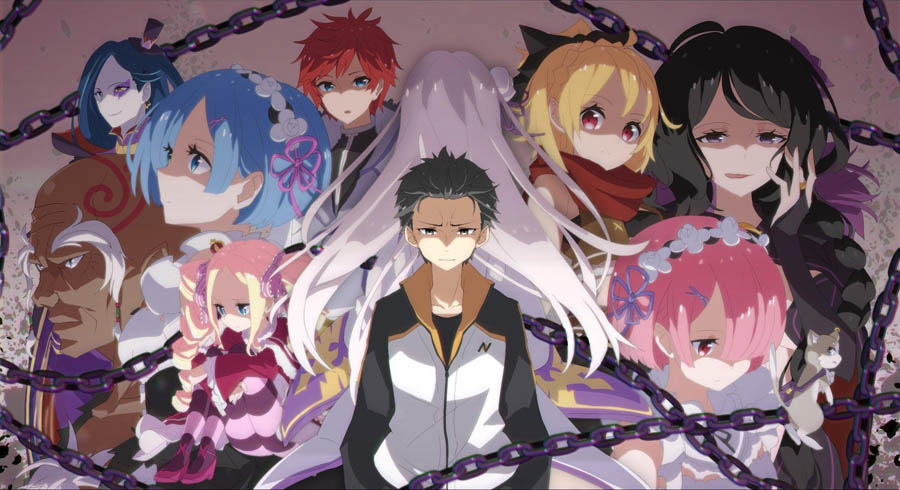 Image of characters from Re:Zero – Starting Life in Another World.