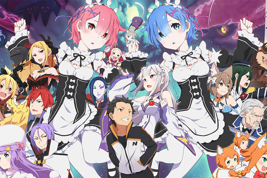 Image of characters from Re:Zero – Starting Life in Another World.