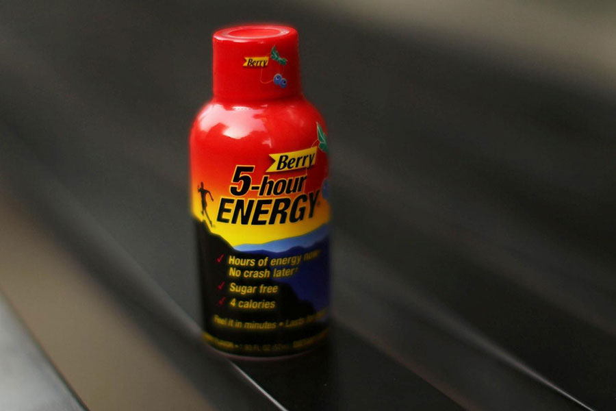 Image of 5-hour energy drink.