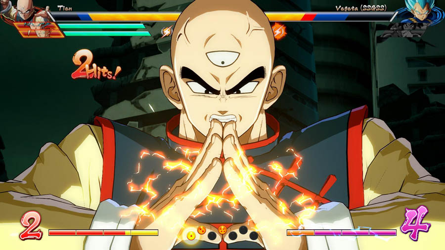 Image of Dragon Ball FighterZ gameplay.