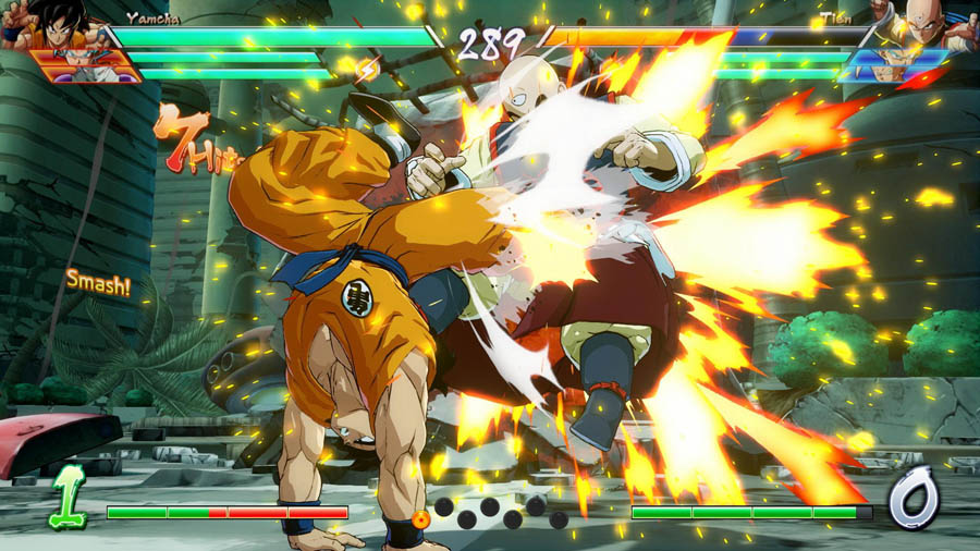 Image of Dragon Ball FighterZ gameplay.