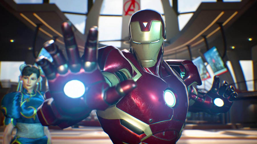 Image of Iron Man in Marvel vs. Capcom: Infinite.