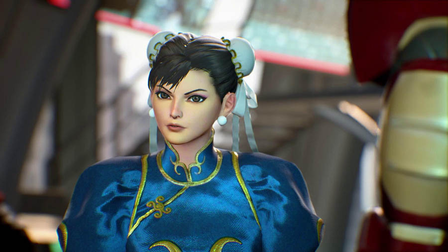 Image of Chun Li in Marvel vs. Capcom: Infinite.