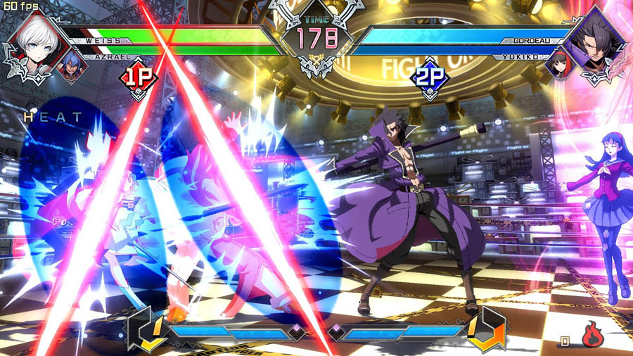 Image of BlazBlue: Cross Tag Battle gameplay.