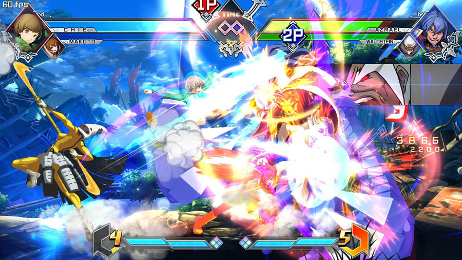 Image of BlazBlue: Cross Tag Battle gameplay.