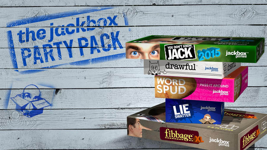 An official picture of the Jackbox Party Pack Series.