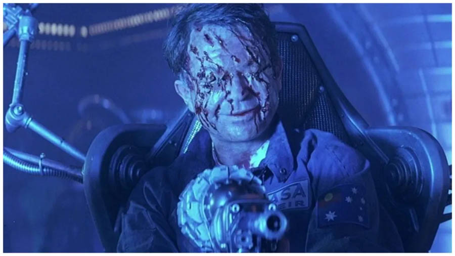 Sam Neill in Event Horizon. 