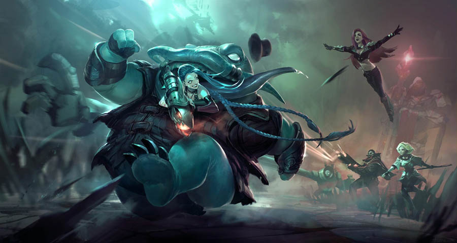 Teams battle to destroy the enemy Nexus in Summoner’s Rift.