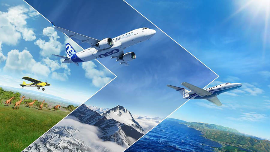 The Official Picture of Microsoft Flight Simulator, One of best airplane games for Xbox.