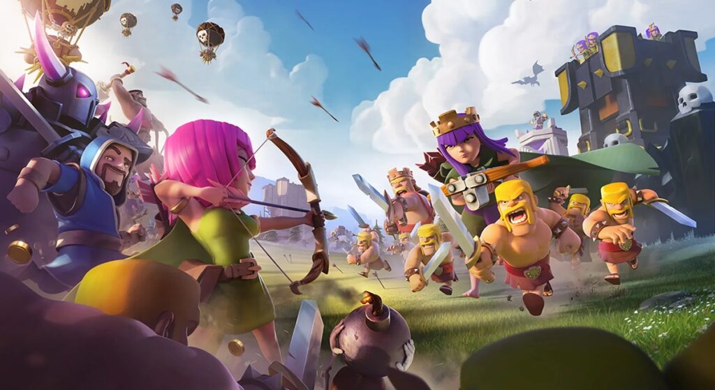 a wallpaper of Clash of Clans