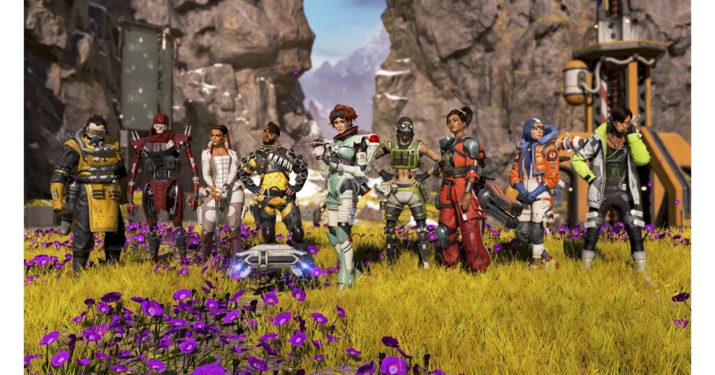 an image of different Apex Legends Characters