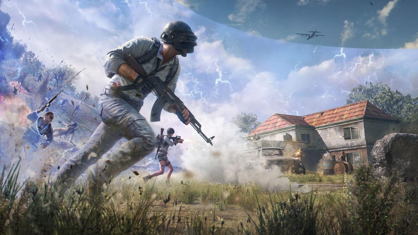 a wallpaper of PUBG.