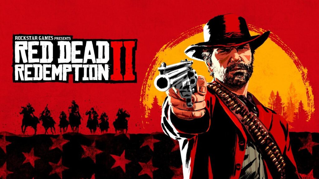 an official wallpaper of Red Dead Redemption 2.