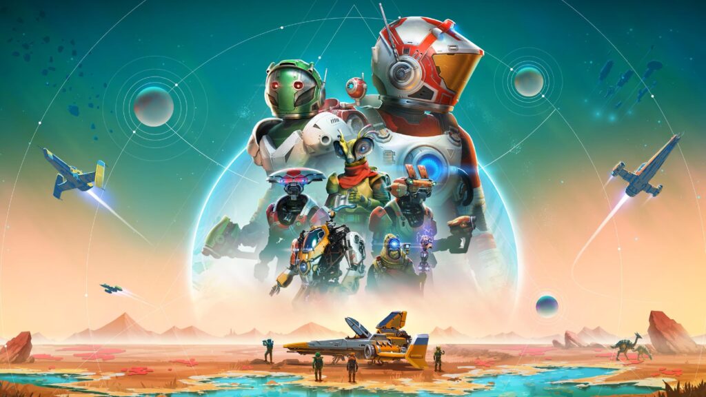 an official wallpaper of No Man’s Sky.