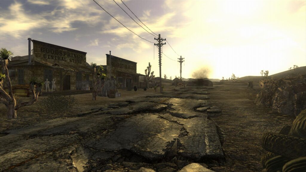 the deserted and post-apocalyptic world of Fallout: New Vegas.