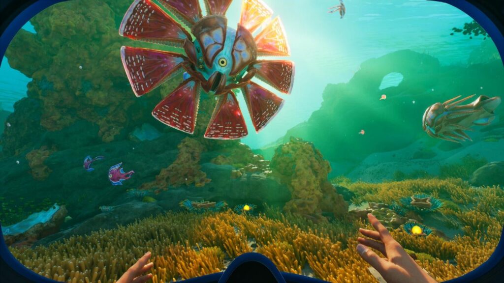 the colorful world of Subnautica.
