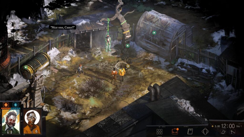 the artistic design of Disco Elysium.