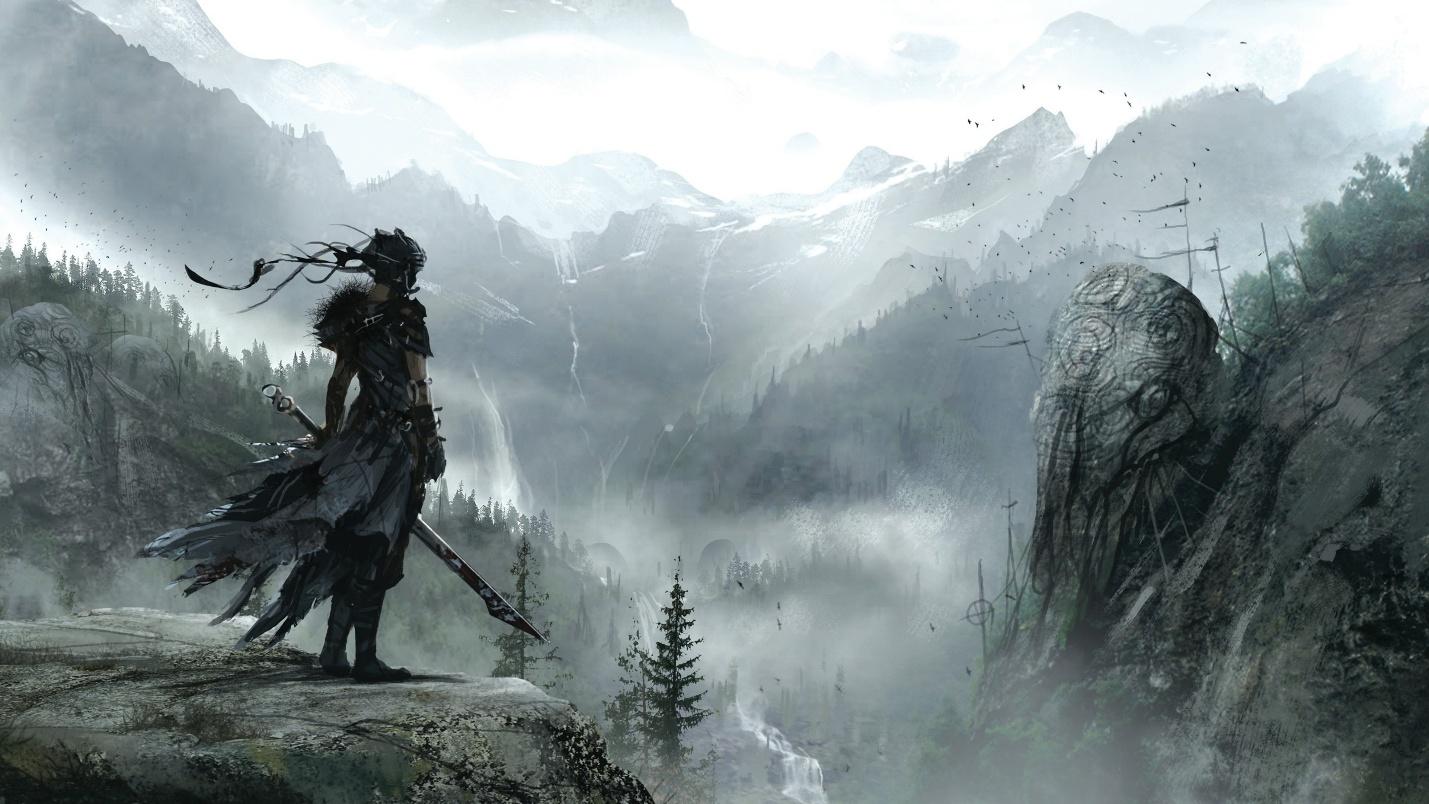 an artwork of Hellblade: Senua’s Sacrifice.