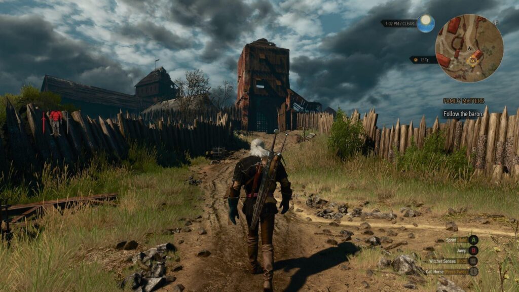 A wallpaper of Witcher 3: Wild Hunt.