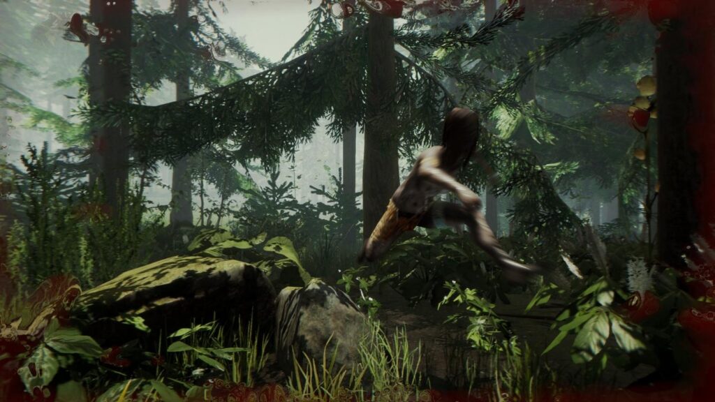 enter the dangerous environment of The Forest.
