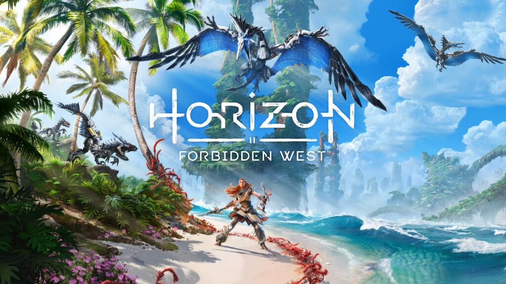 an official wallpaper of Horizon: The Forbidden West.