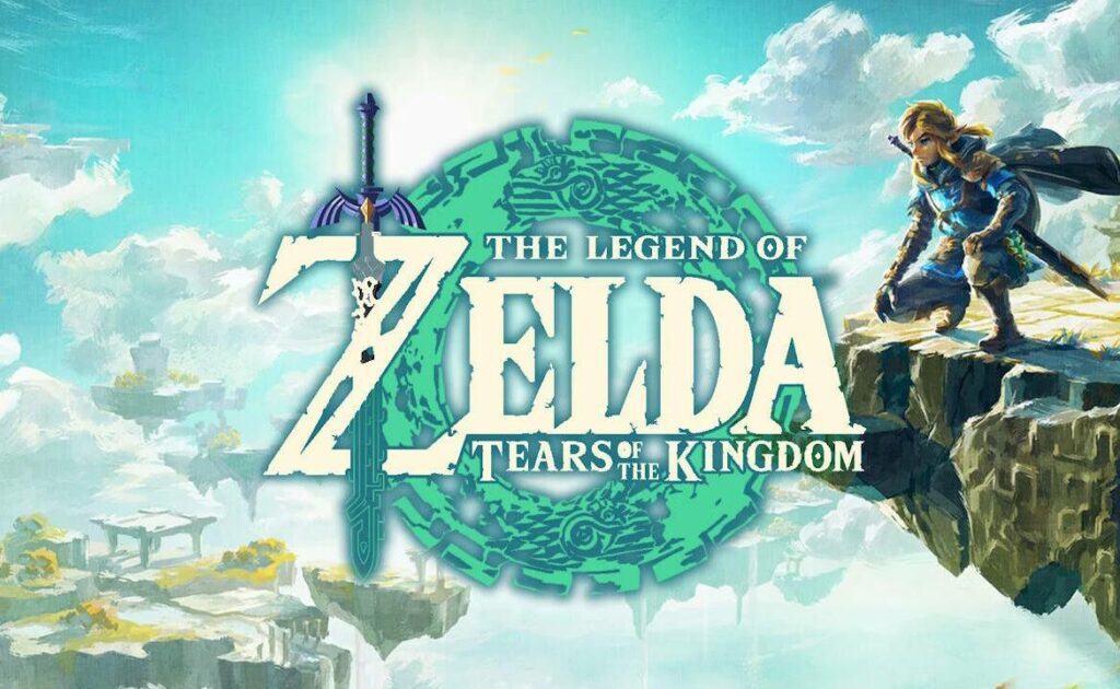 an official wallpaper of The Legend of Zelda: Tears of the Kingdom.