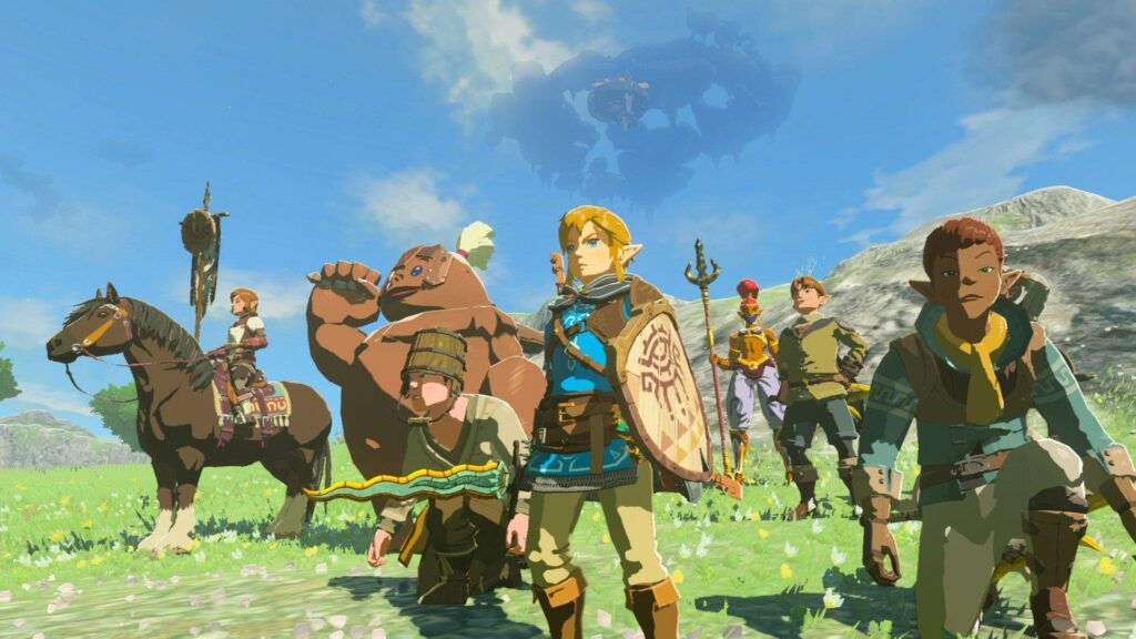 Link in The Legend of Zelda: Tears of the Kingdom.