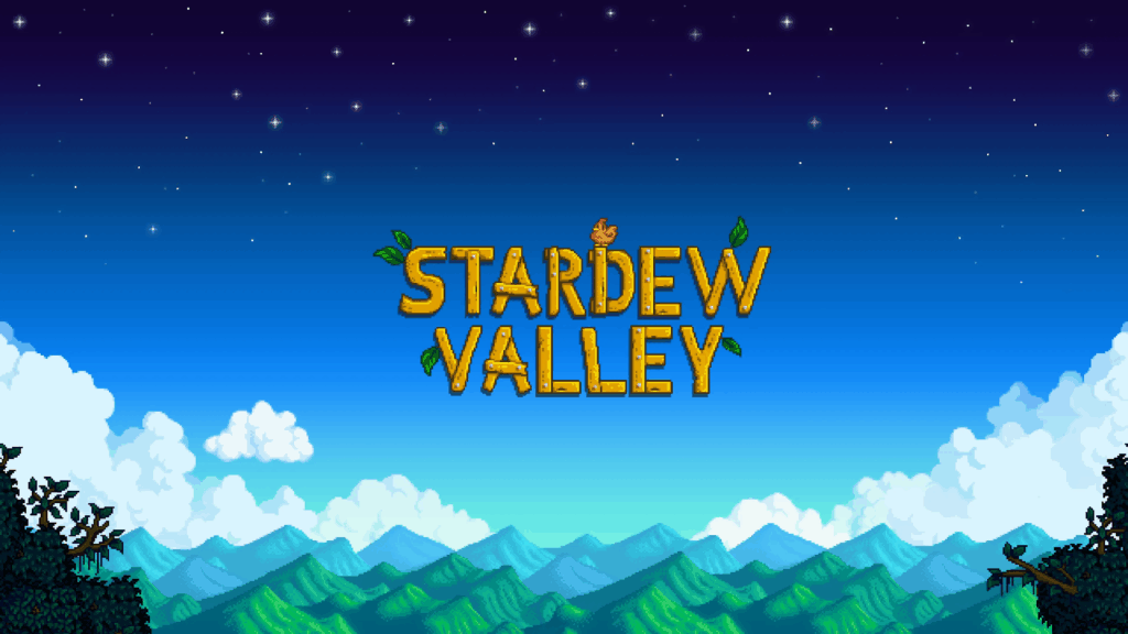 a wallpaper of Stardew Valley.