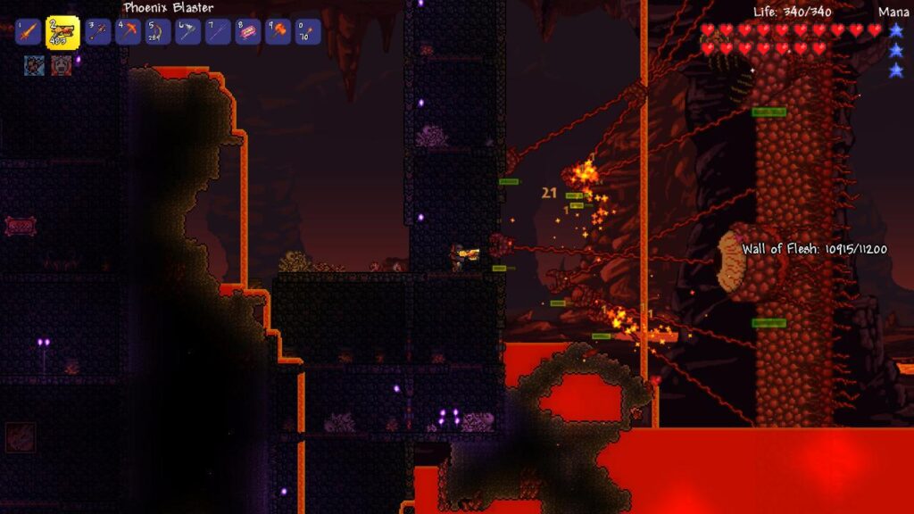 a screenshot of Terraria.