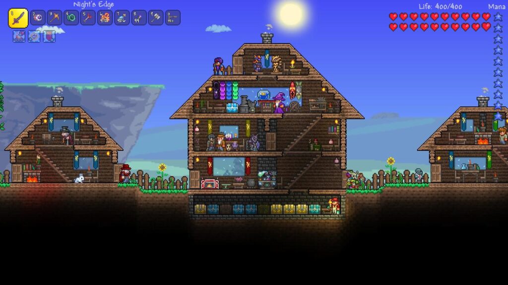 the creative world of Terraria.
