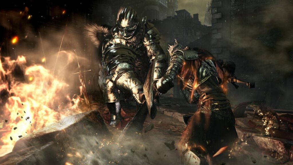 Fight some of the hardest bosses of your life in the Dark Souls Series.