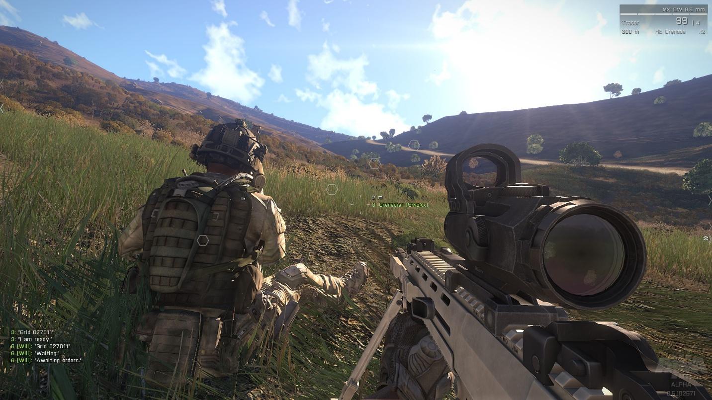 A wallpaper of Arma 3.