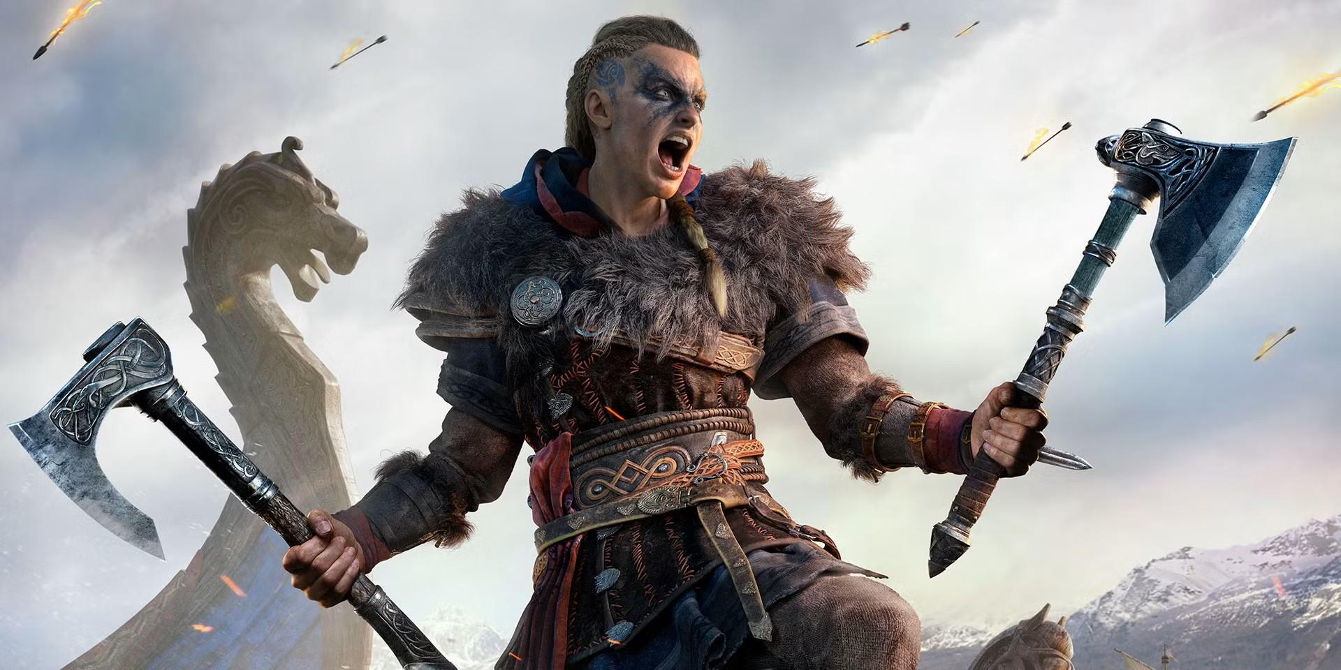 a wallpaper of Assassin’s Creed: Valhalla.