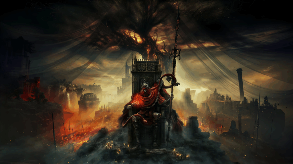 an official wallpaper of Elden Ring: Shadow of Erdtree.