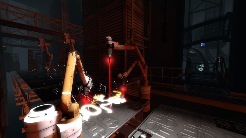 Image of Portal 2 gameplay.
