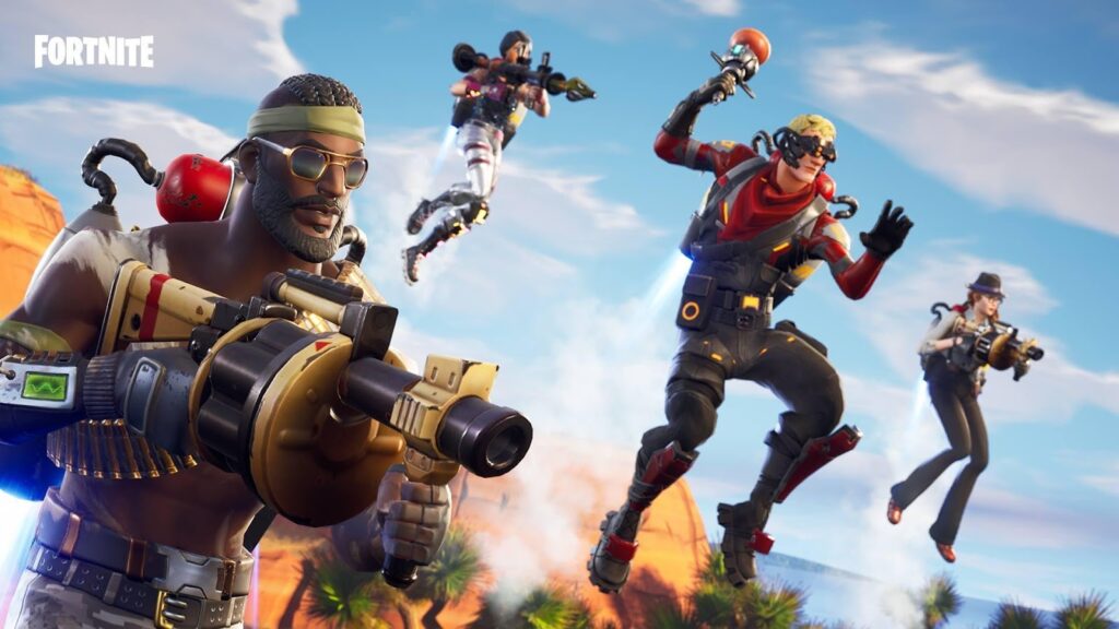 An official picture of Fortnite, one of the best games to Stream on Twitch.
