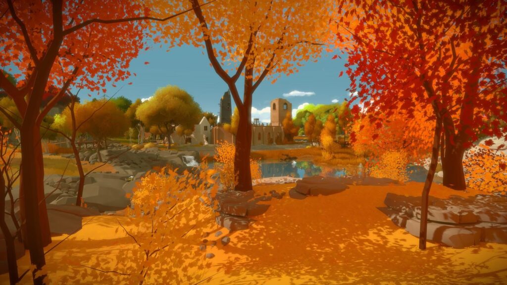 Image of The Witness gameplay.
