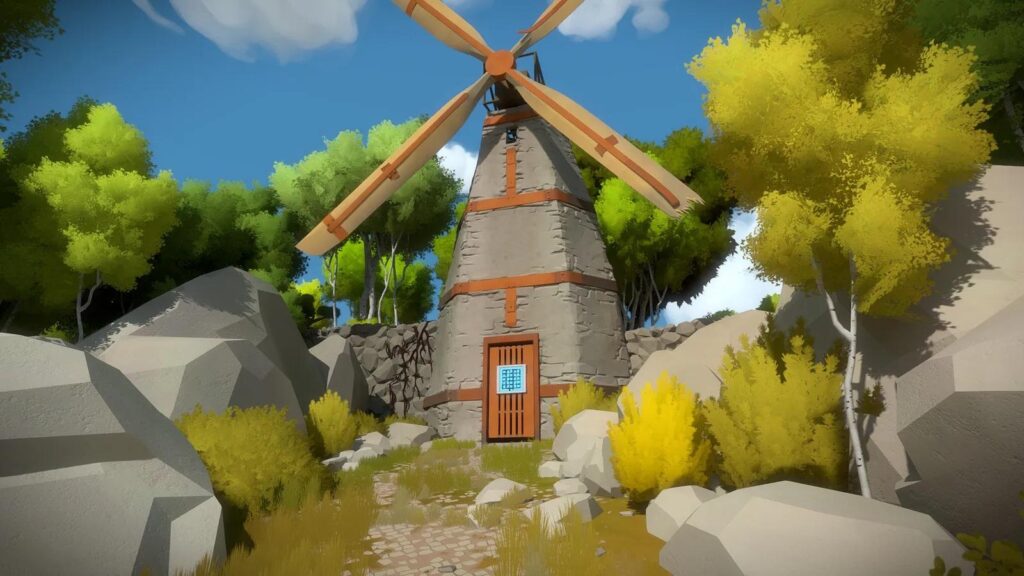  Image of The Witness gameplay.

