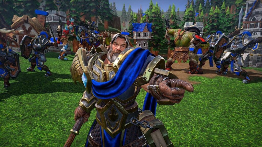 Image of Warcraft III: Reforged gameplay.