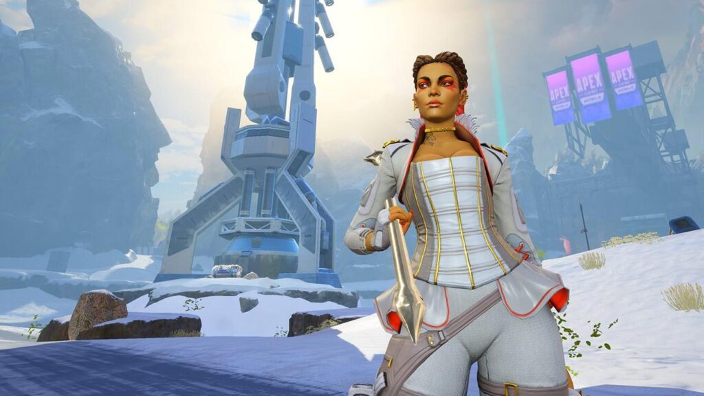  one of many heroes of Apex Legends. 
