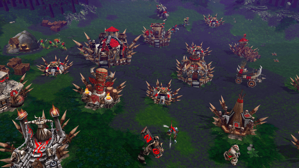 Image of Warcraft III: Reforged gameplay.
