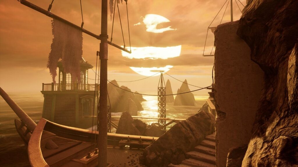 the beautiful world of Myst. 
