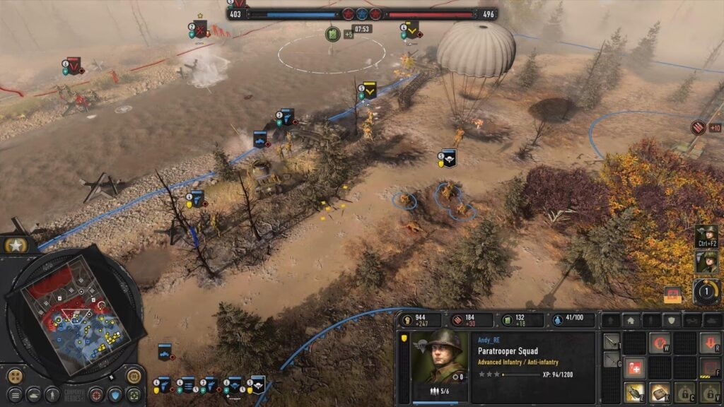  A wallpaper of Company of Heroes 3.
