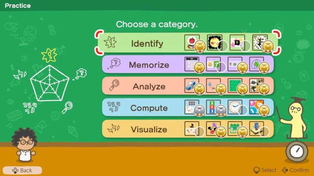 Image of Big Brain Academy: Brain vs Brain gameplay.

